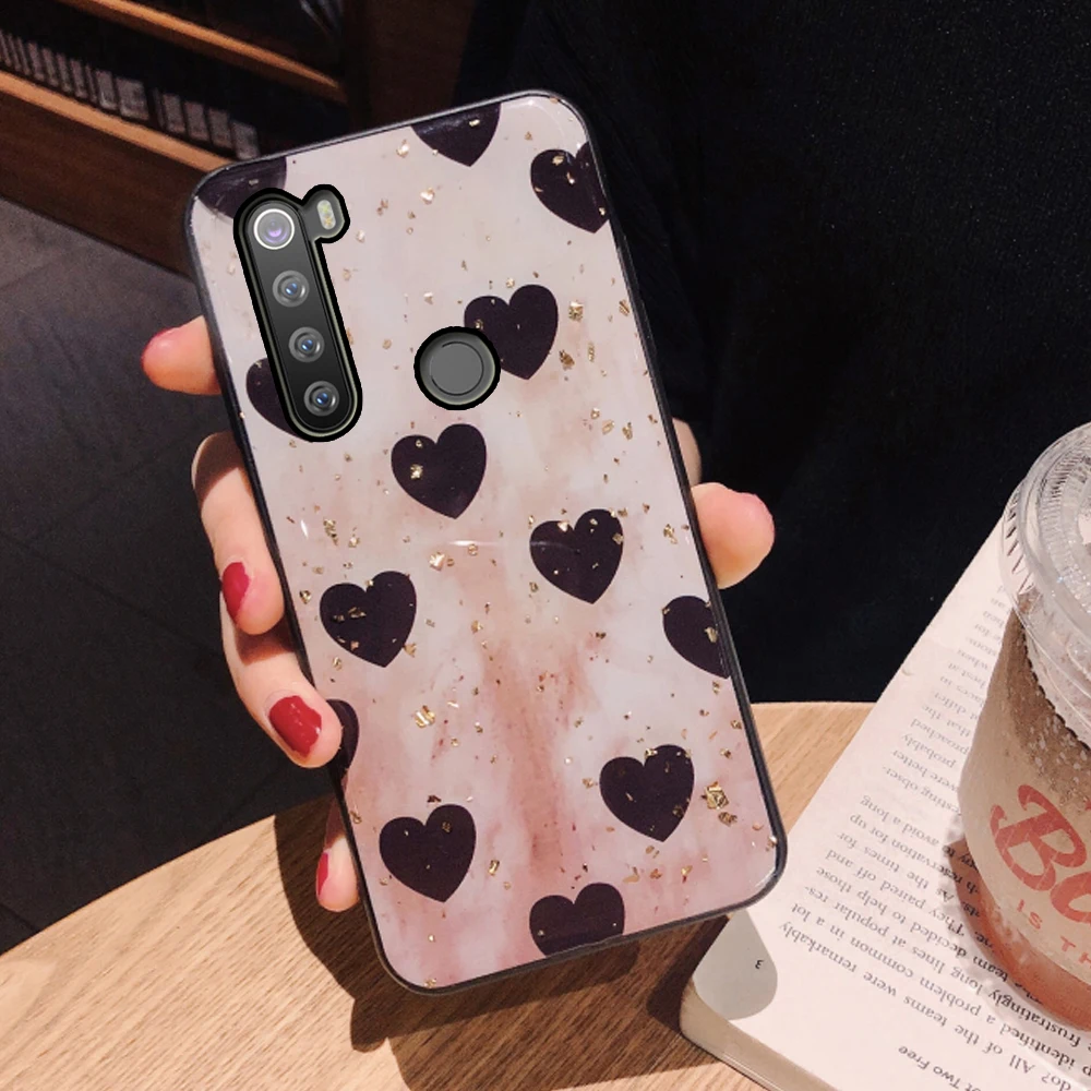 Мягкий блестящий чехол на заднюю панель телефона для xiaomi redmi note 8 t note8 xiomi xaomi ksiomi