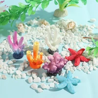 beautiful resin reef rock artificial coral simulation starfish fish tank aquarium ornaments desktop adornment landscape making