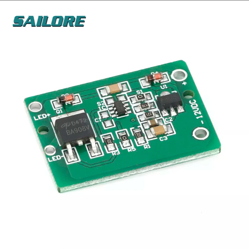 

12V Capacitive Touch Switch Sensor Module Push Button Touching Key Module Jog Latch With Relay DC 6-20V 3A TTP223 module