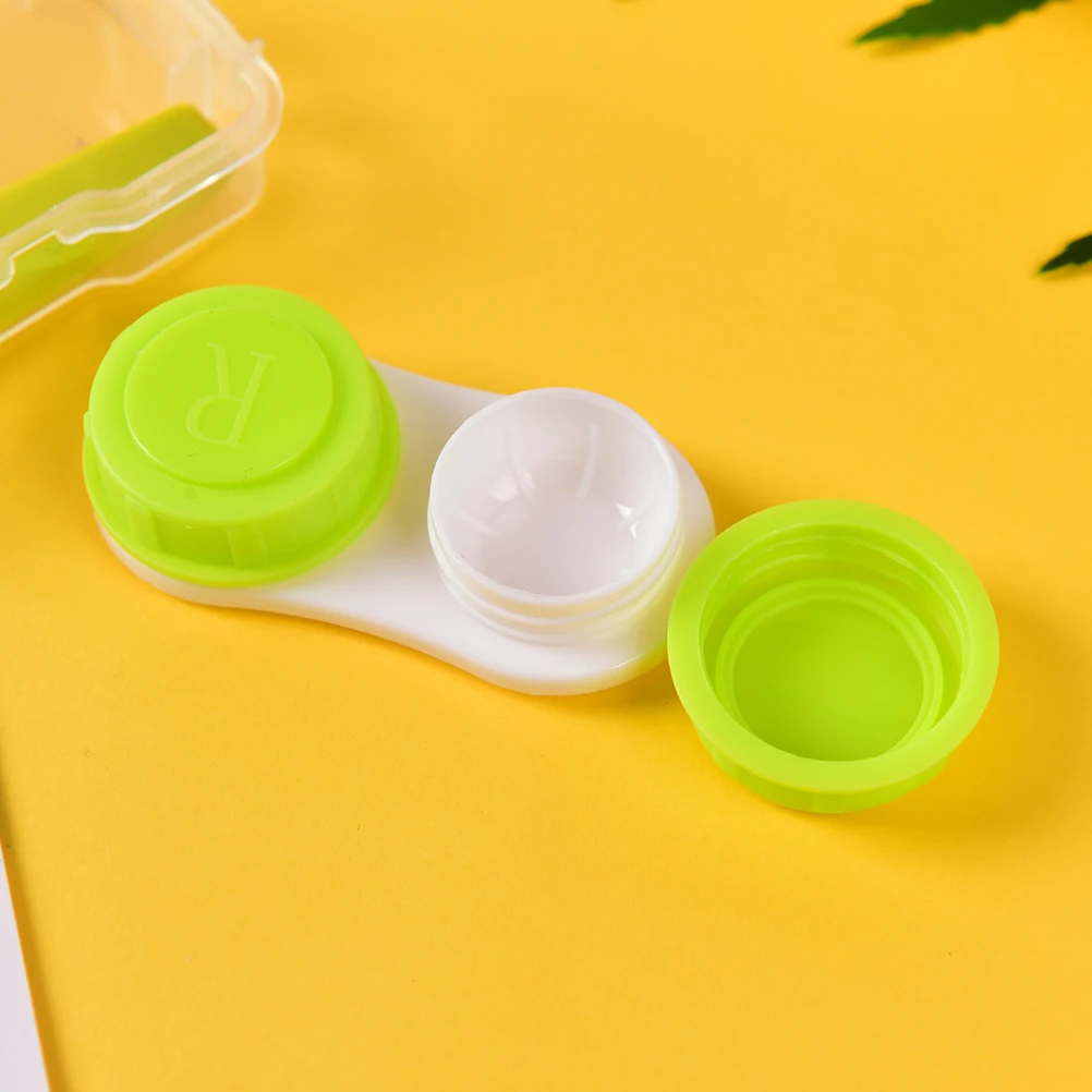 

1PCS FashionTransparent Pocket Plastic Contact Lens Case Travel Kit Easy Take Container Holder