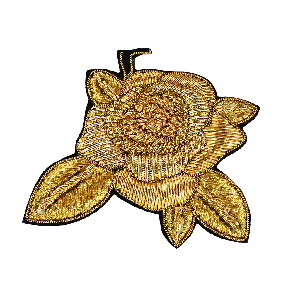 1 шт. винтажные золотые розовые значки индийские шелковые нашивки аппликация