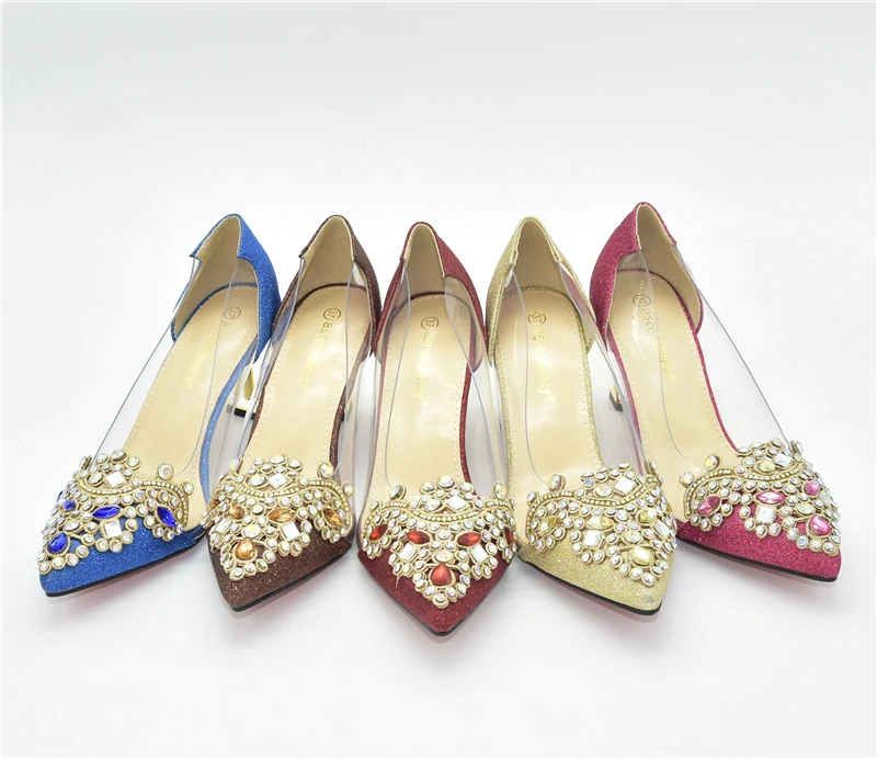 

New Arrival Plus Size Women Shoes 42 Shoes for Wedding Women Shoes and Bag for Party Wedding African Shoes and Bags To Match