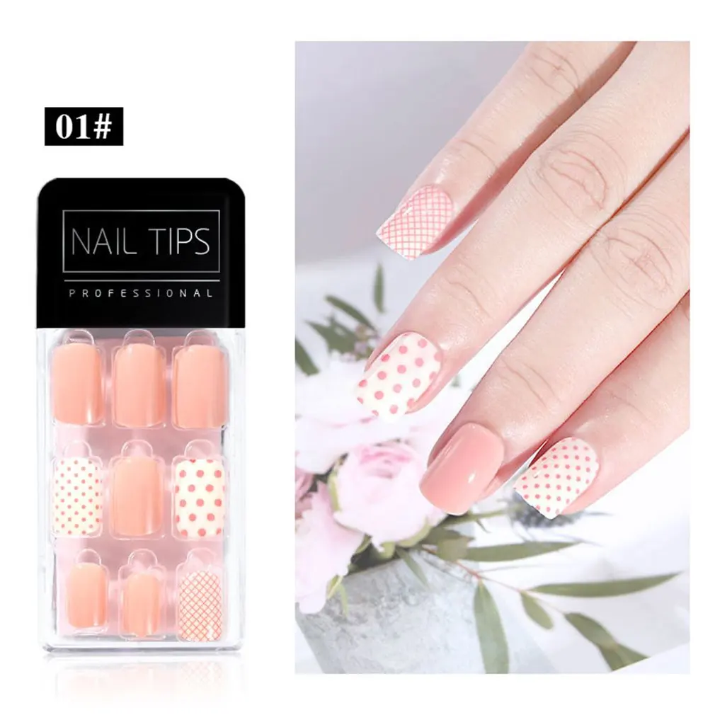 Wear Nail Art Finished Piece Detachable Fake Nails Ultra-Thin No Trace Patch Professional Fashion | Красота и здоровье