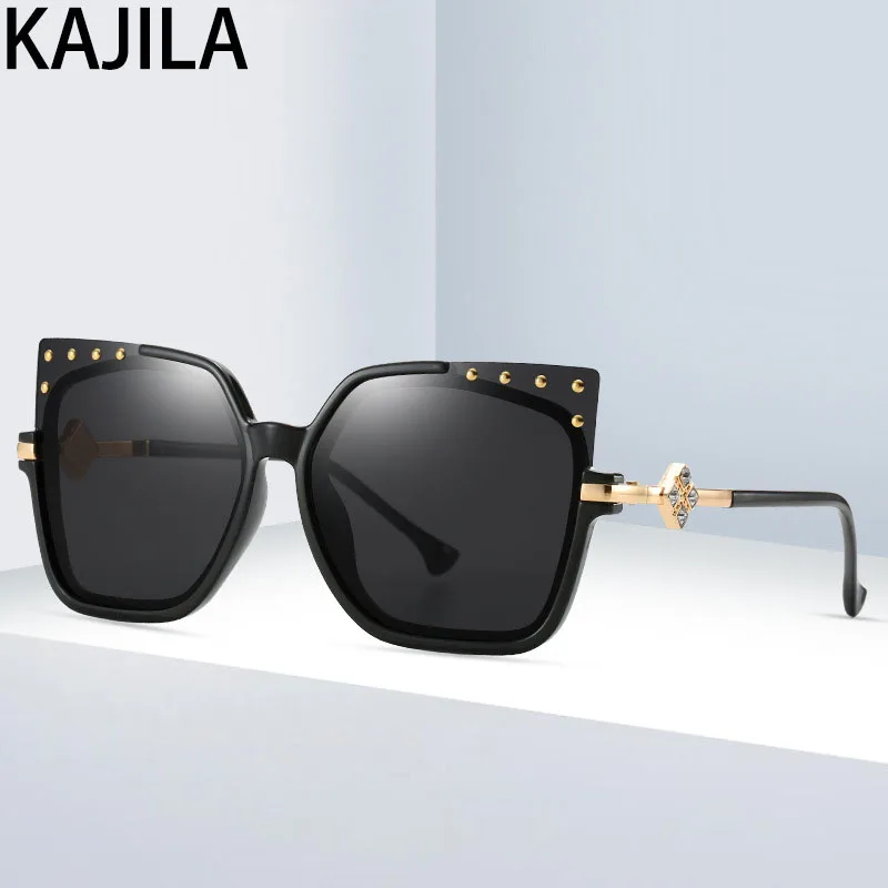 Женские солнцезащитные очки кошачий глаз брендовые дизайнерские с алмазной