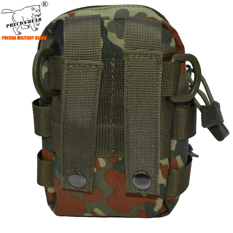 Flecktarn 1000D нейлоновая Мужская камуфляжная сумка Многофункциональный военно