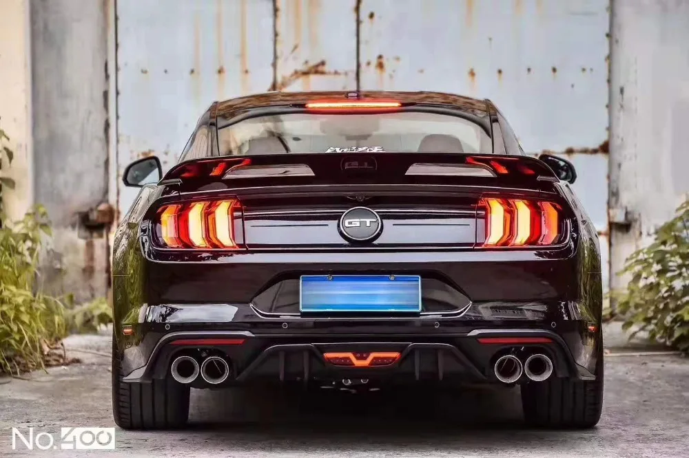 Углеродное волокно заднее крыло багажника выступ Спойлеры подходит для Ford Mustang