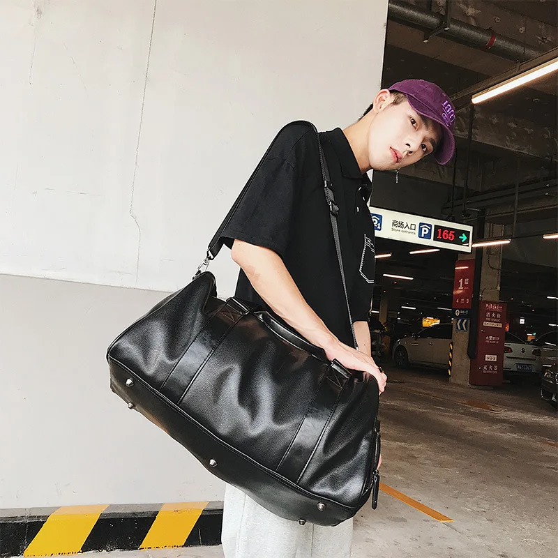 

High Quality Travel Bag for Men Business Handbag Large Capacity Travel Duffle Luggage Sports Fitness Bag Single Shoulder Tote