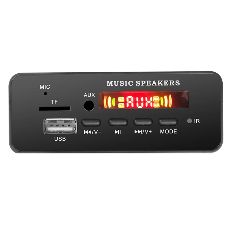 12 В автомобильный Bluetooth декодер плата Tf карта Fm Радио Mp3 o Модуль для автомобиля