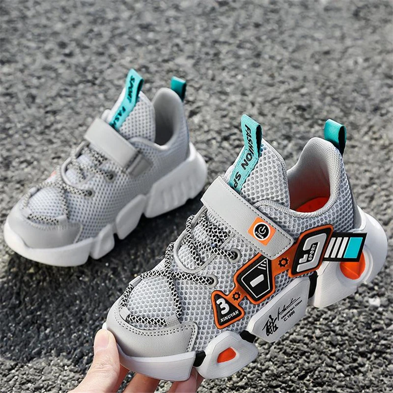 

High Quality Children's Shoes Breathable Sneakers For Boys Lightweight Kids Shoes Soft Bottom Running Shoe Tenis Infantil