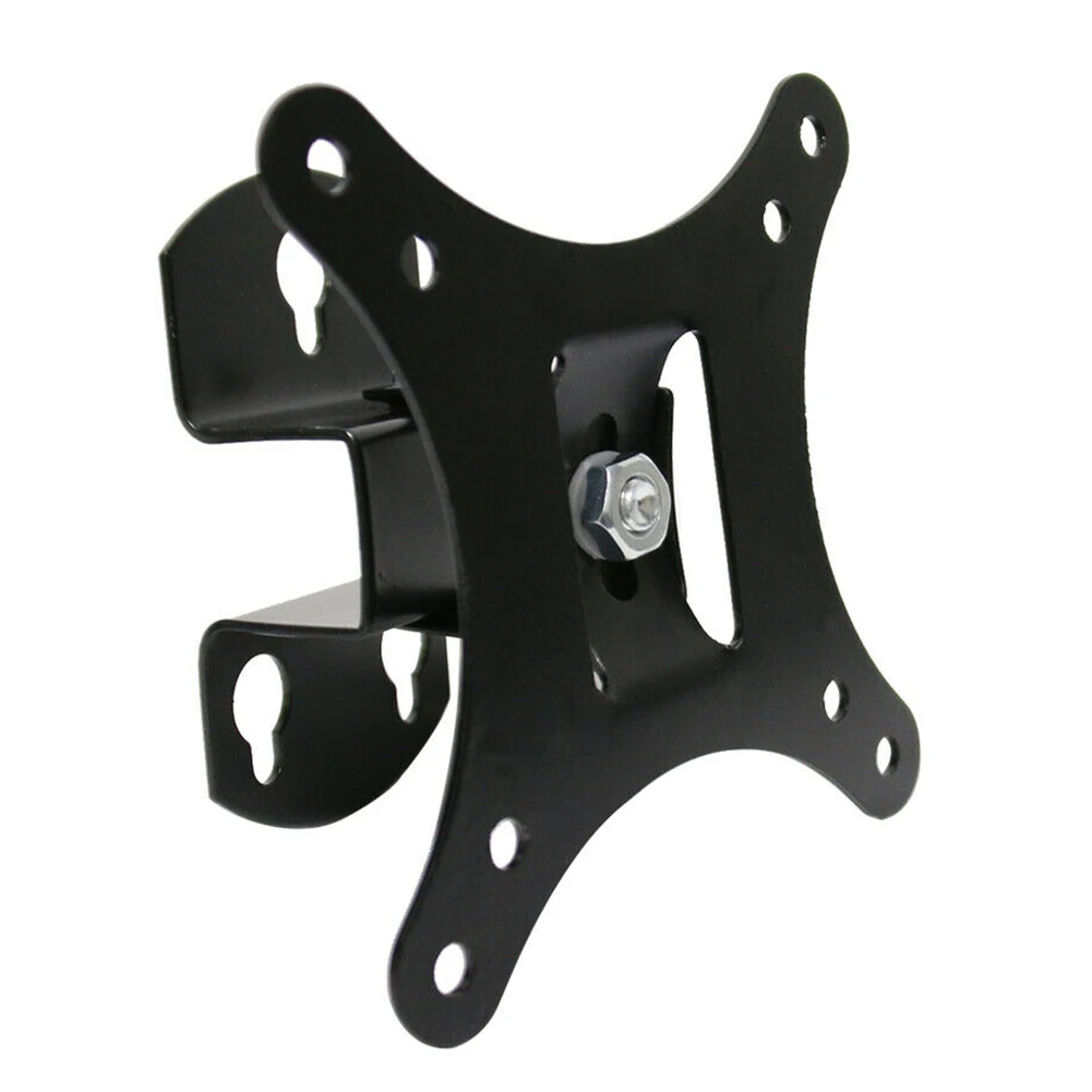 TV Wall Mount Home Durable Holder Bracket Swivel Universal Tilt Steel Black Easy Install Monitor Stand For Computers Adjustable |