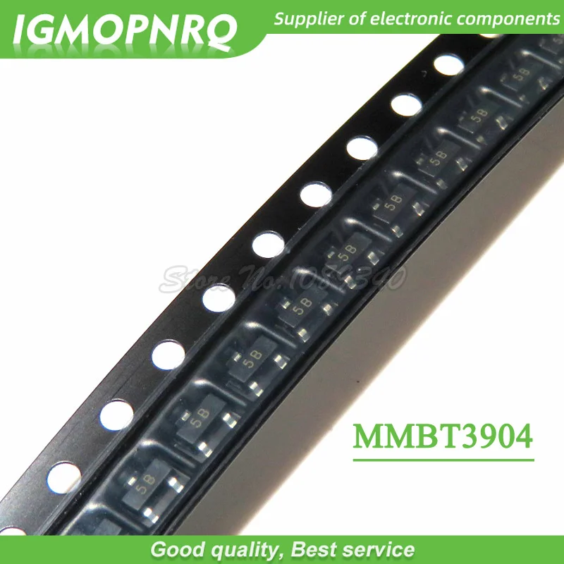 Биполярные транзисторы MMBT3904LT1G 1AM MMBT3904 2N3904 100 SOT23-3 0.2A NPN 3904 шт. новый оригинальный |