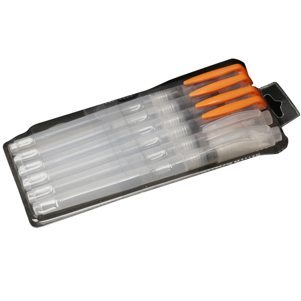 1/3/6Pcs Watercolor Drawing Fountain Pen with Soft Brush Nail Liquid Storage | Канцтовары для офиса и дома