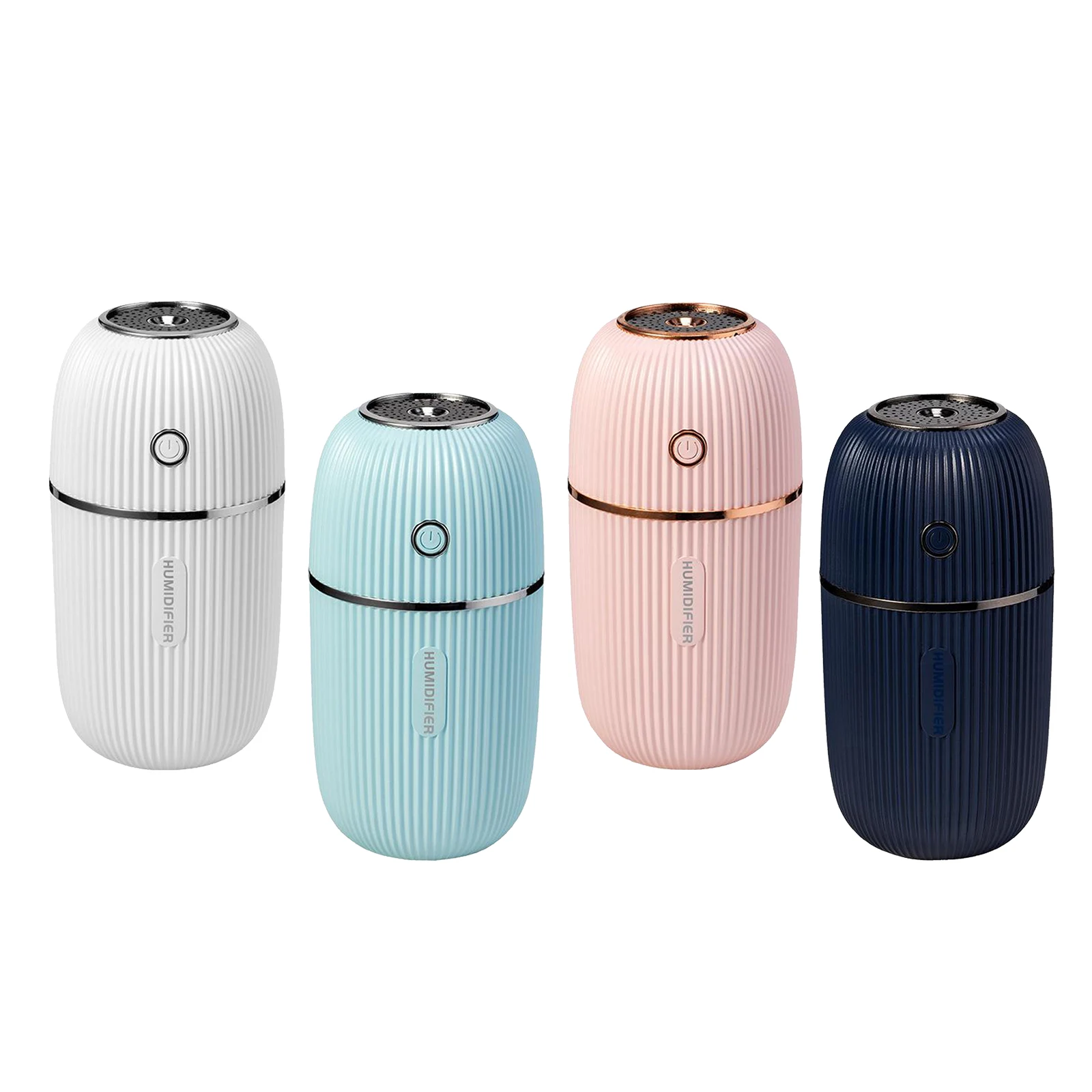 

300ml Mini Humidifier Portable Air Purifier Cool Mist Sprayer Essential Oil Aroma Diffuser for Home Car with Colorful Light