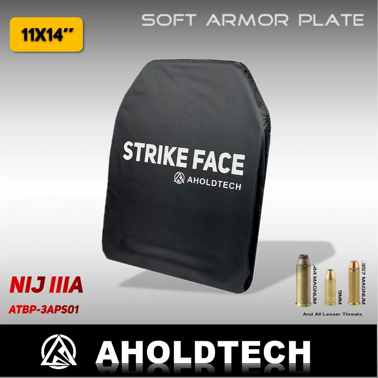 Aholdtech NIJ IIIA 3A мягкие пуленепробиваемые пластины баллистический жилет