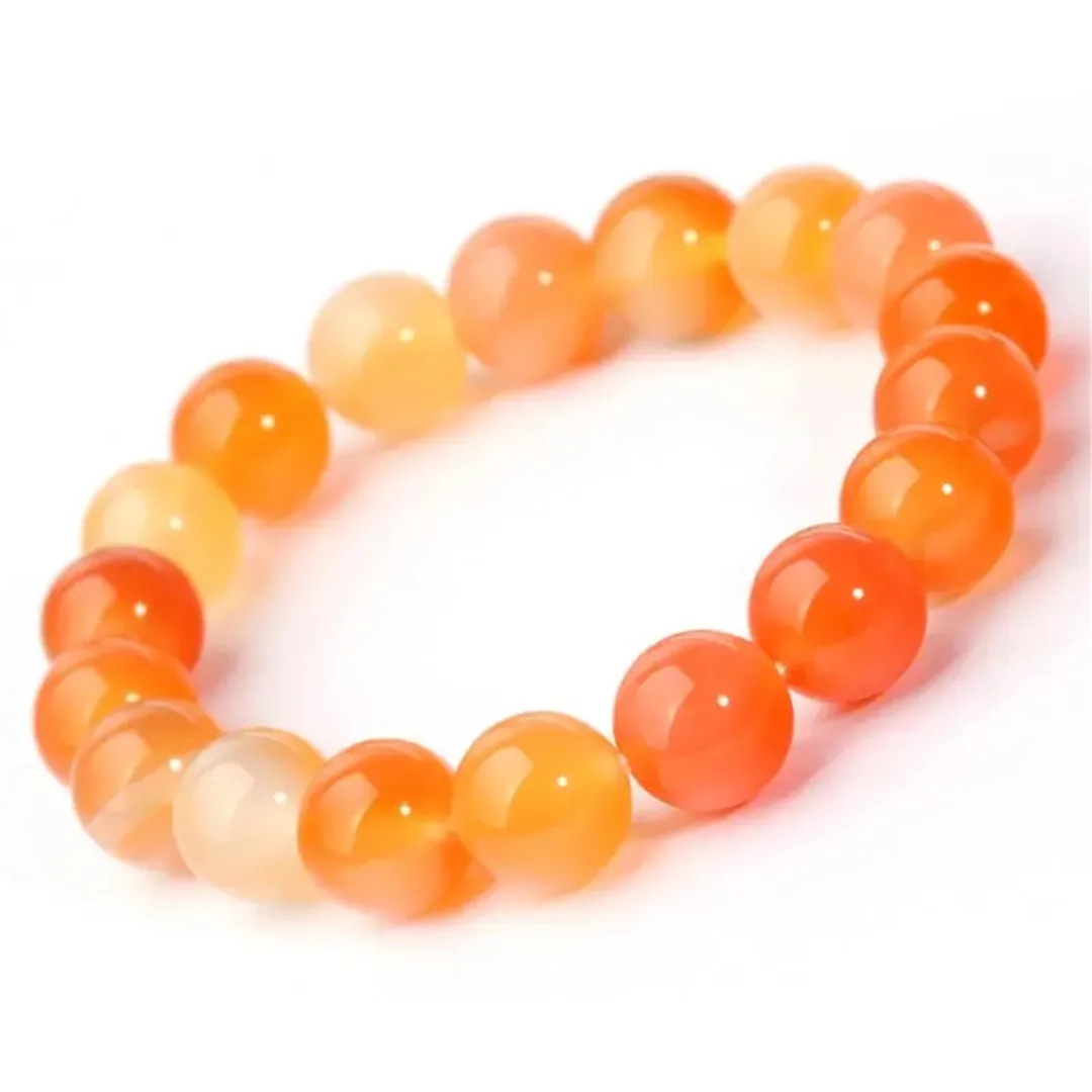 

Natural Yellow Agate Bracelet For Women Lady Men Healing Love Gift Crystal Stone Beads Strands Jewelry AAAAA 8mm 10mm 12mm 14mm