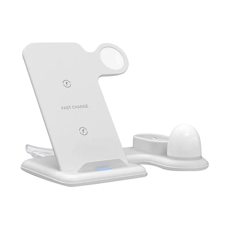 Беспроводное зарядное устройство 4 в 1 быстрая зарядка 10 Вт для iPhone 11/11pro/X/XS/XR/Xs Max