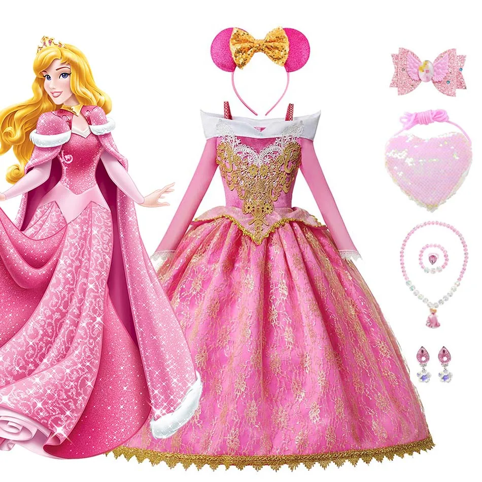 Костюм Золушки для косплея детское роскошное бальное платье Эльза Белль платья