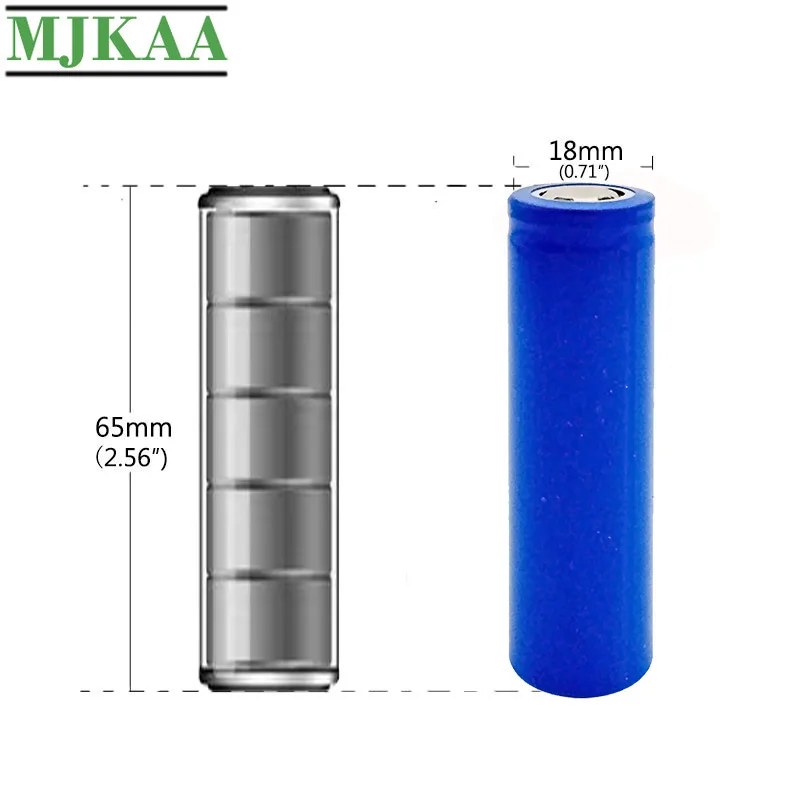 MJKAA 2 шт 18650 1800 mAh 3 7 V литиевая аккумуляторная батарея Li Ion плоские верхние батареи