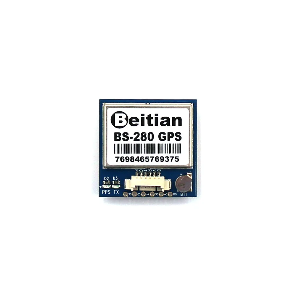 

11.5g BEITIAN BS-280 BS280 56CH GPS Module 1PPS 28X28X8mm for RC Airplane FPV Racing Long Range LR4 LR5 LR7 Drones DIY Parts