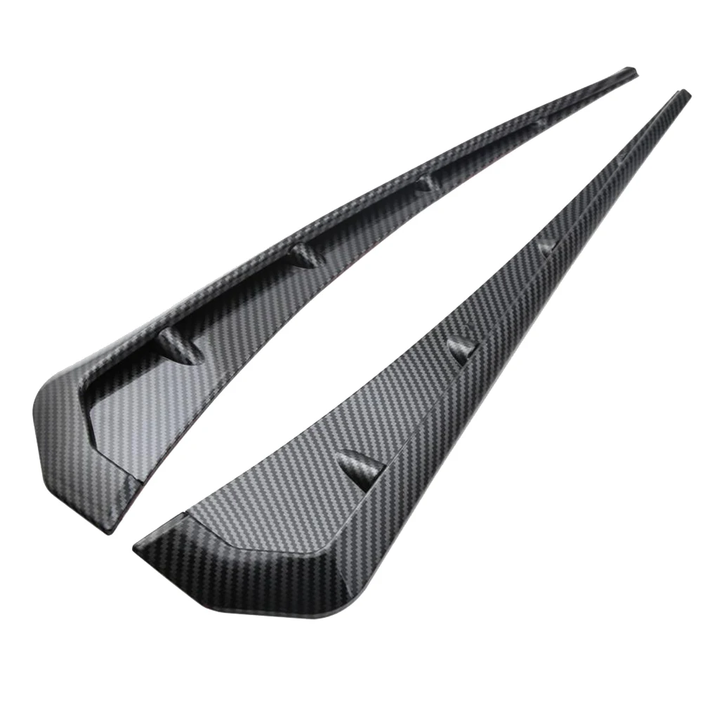 

1 Pair Black Carbon Front Fender Side Vent Cover for Honda Civic 2016-2018