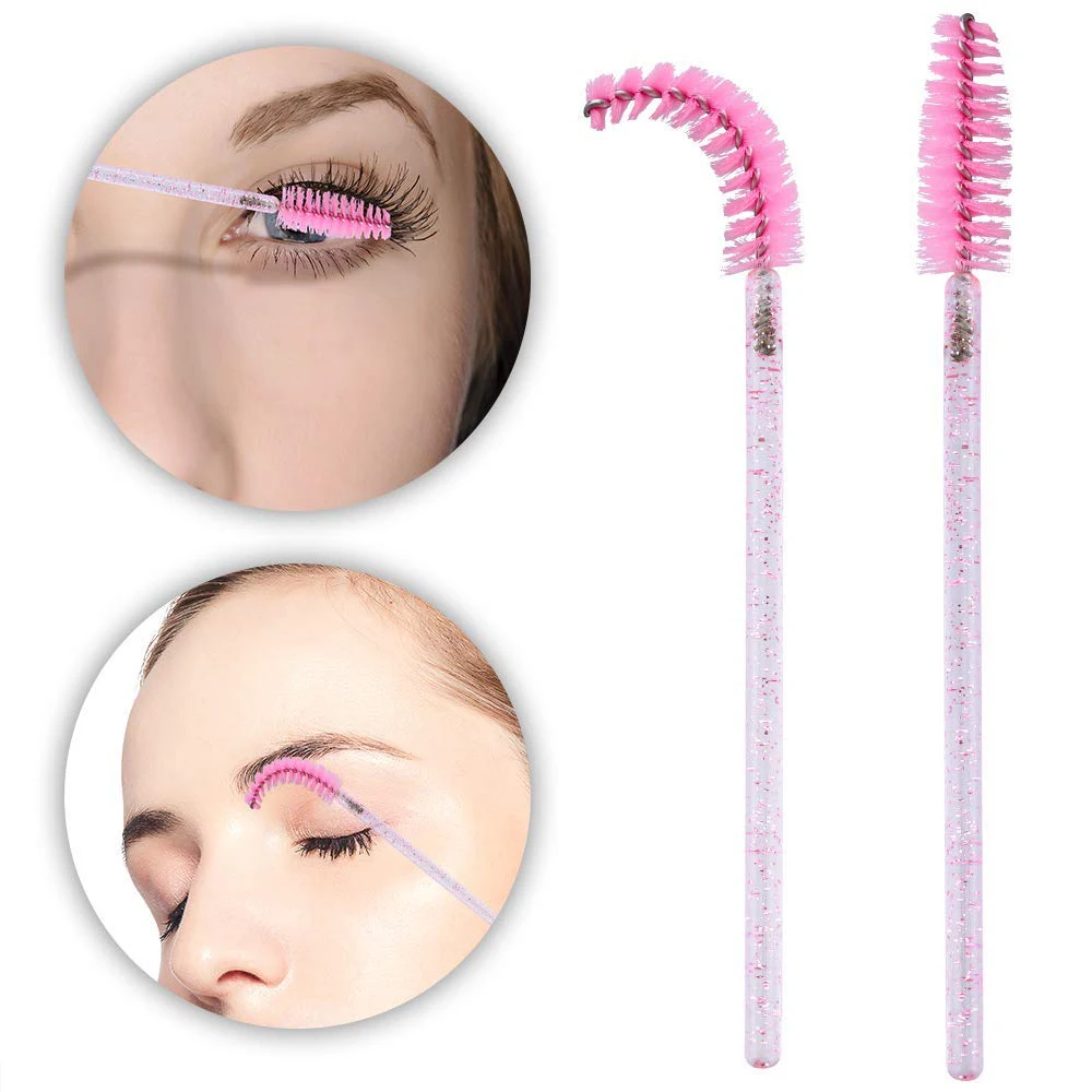 

500pcs Eyebrow Eyelash Brushes Lip Brush Eyelash Mascara Applicator Micro Brushes Make Up For Eyelash Extension Disposable Set