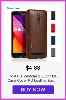 Чехол-книжка для Asus Zenfone 2 ZE551ML, роскошный чехол-книжка из искусственной кожи для Asus Zenfone 2 ZE551KL 5,", Мягкая силиконовая задняя крышка