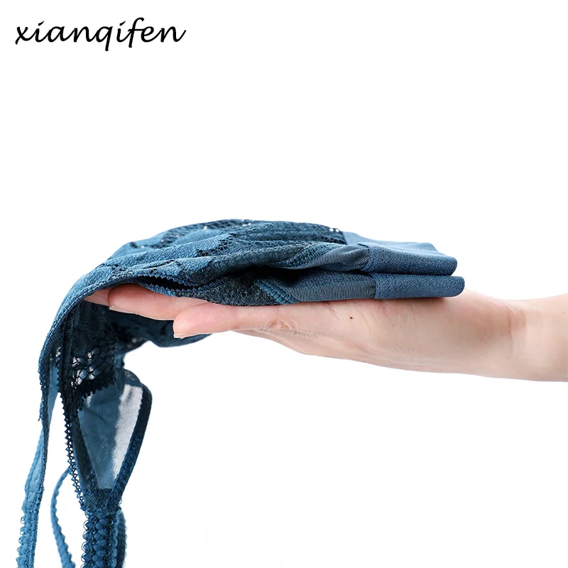 Xianqifen ultra thin transparent sexy lace bras for women small size bralette wireless beauty back brassiere girl top bh 34 36 A