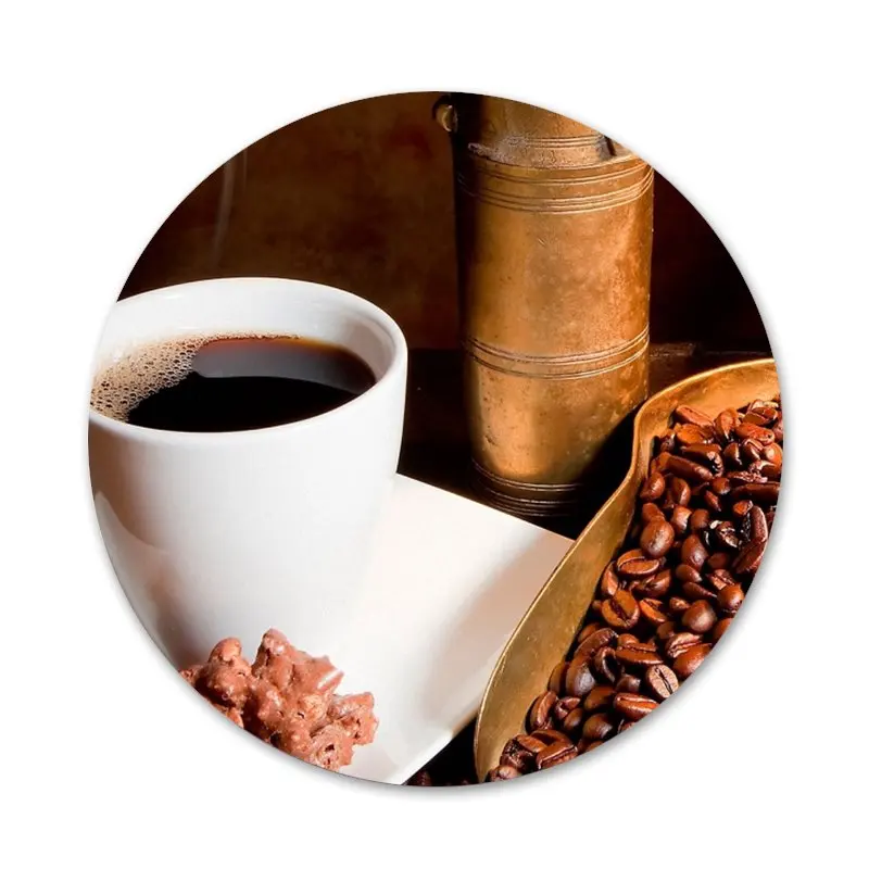 58 мм кофе в зернах значок брошь заколка аксессуары для одежды рюкзак украшения