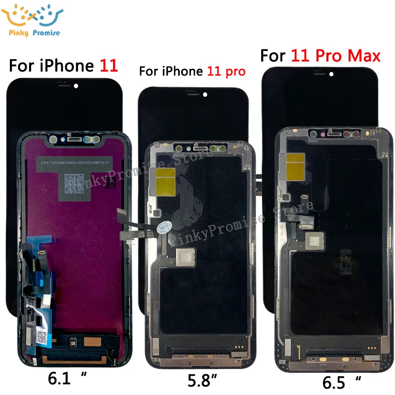 Для iPhone 11 ЖК дисплей сенсорный экран дигитайзер для Pro Max lcd A2215 A2160 A2217 pro A2218 A2161