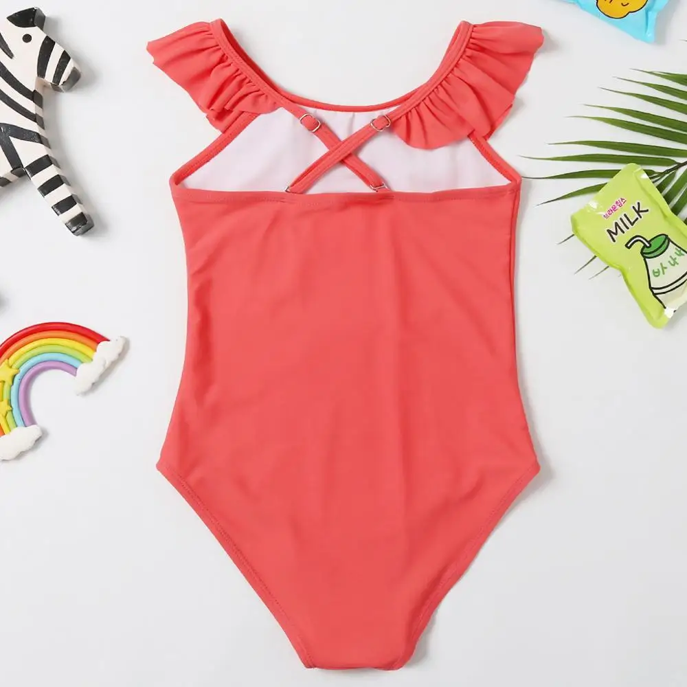 

Sweet Print Tassel One Piece Swimsuit for Girls Swimwear Girls Bathing Suit Summer Bodysuit Beachwear #20