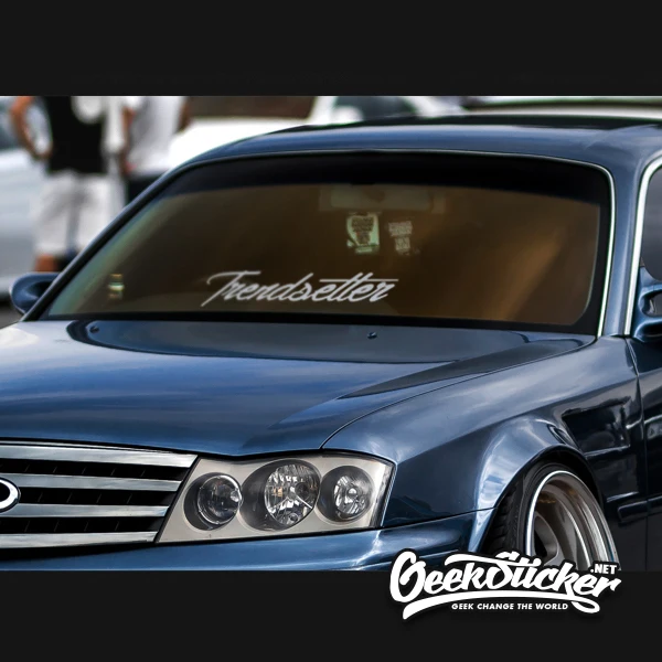 

Trendsetter Waterproof Auto Car Front Window Windshield Decal reflective Sticker For Mazda Toyota BMW VW Honda audi Car Styling