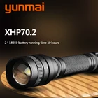XHP70.2 1515 самый мощный светодиодный фонарик xhp50 XHP70 30 Вт 18650 3200lm масштабируемый фонарь