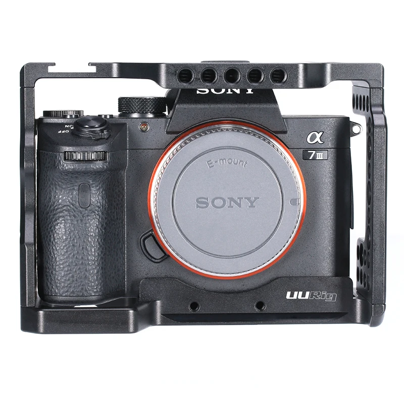 UURig клетка для камеры Sony A73 A7R3 A7M3 стандартная БЫСТРОРАЗЪЕМНАЯ пластина Arca с