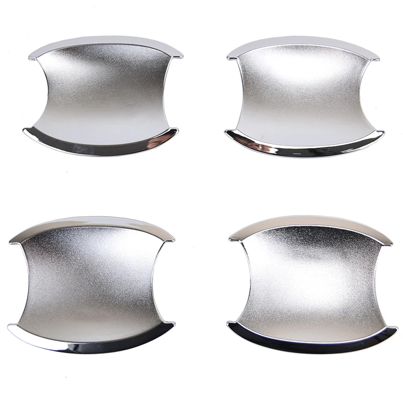 

Для Honda CRV CR-V 2007 2008 2009 2010 2011, хромированная дверная ручка из углеродного волокна, крышка чаши, декоративная наклейка, аксессуары для стайлинга