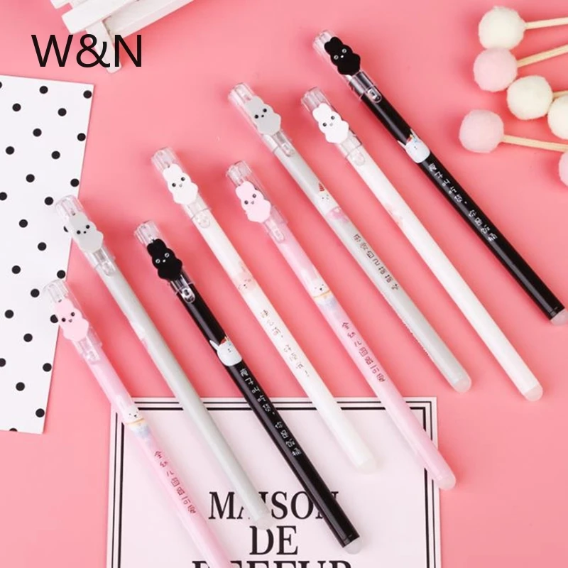 4 шт./лот 0 38 мм стираемая ручка Refil с синими/черными чернилами волшебная гелевая