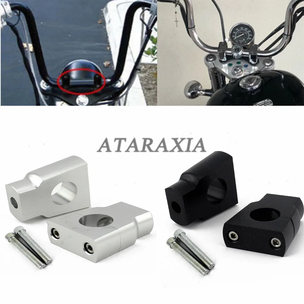 Универсальный крепежный кронштейн для Руля Мотоцикла 7/8 дюйма 22 мм Алюминиевый