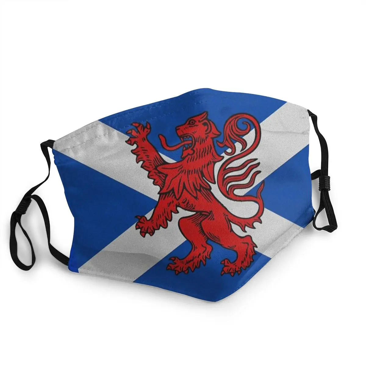 Шотландия шотландский Лев унисекс неодноразовая маска для лица пылезащитный