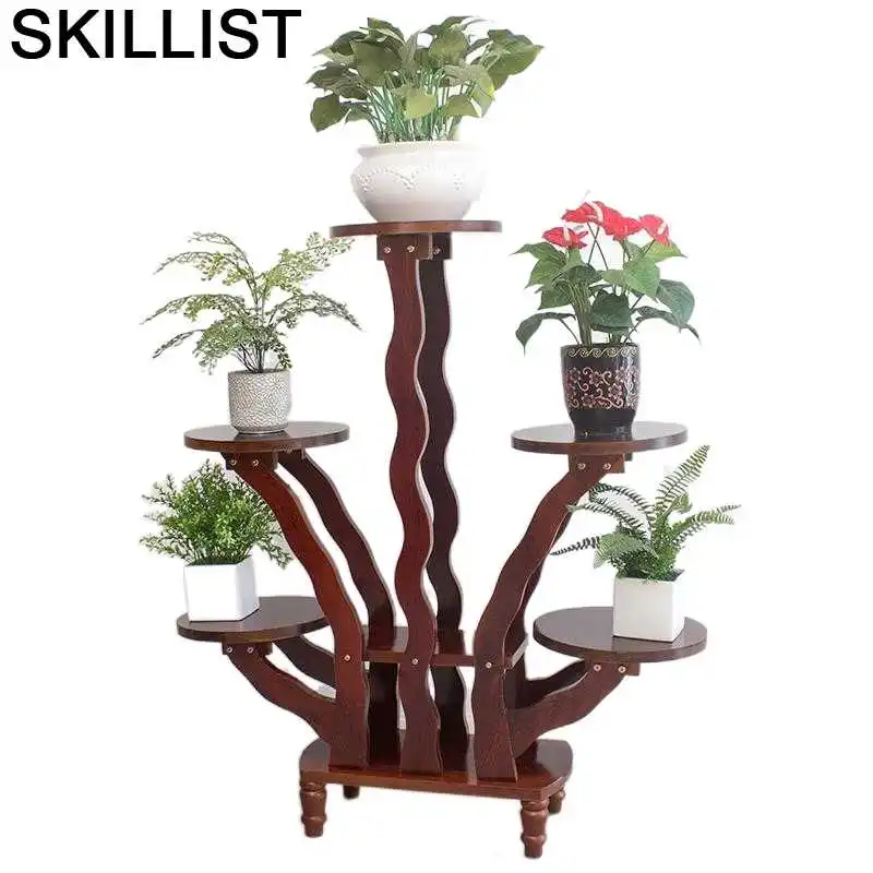 

Para Macetas Wood Estanteria Escalera Etagere Pour Plante Living Room Stojak Na Kwiaty Balcony Flower Dekoration Plant Shelf