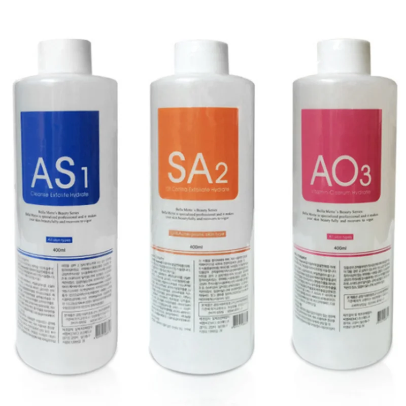 

Serum Aqua Peeling Solution Skin Clear Essence Product Hydra Facial Serum for Hydrafacial Machine Skin Deep Cleaning 400ml