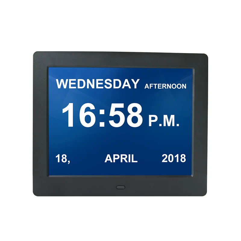 

Цифровые часы, 8 дюймов, большой дисплей, календарь, многофункциональные часы, простые в использовании