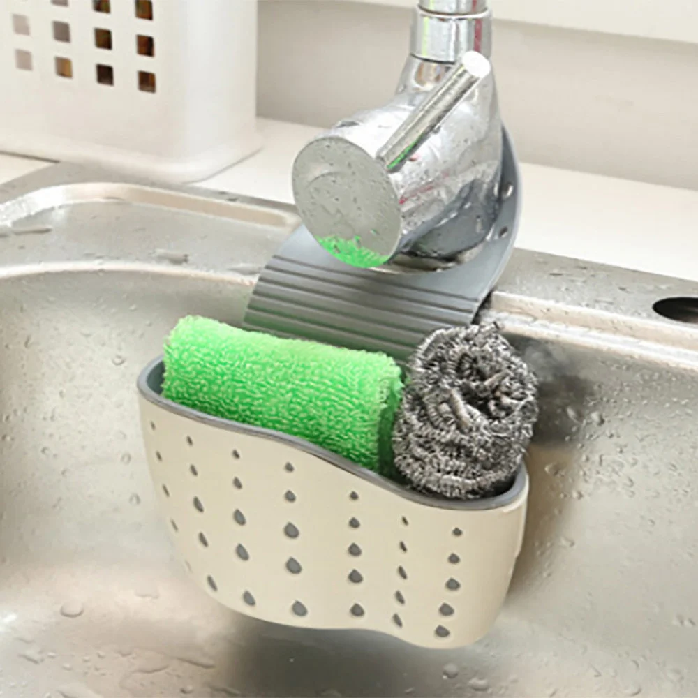 

Kitchen Sucker Storage Tool Kitchen Accessories Fast Shipping 3 Colors Useful Suction Cup Sink Shelf Soap Sponge Drain Rack