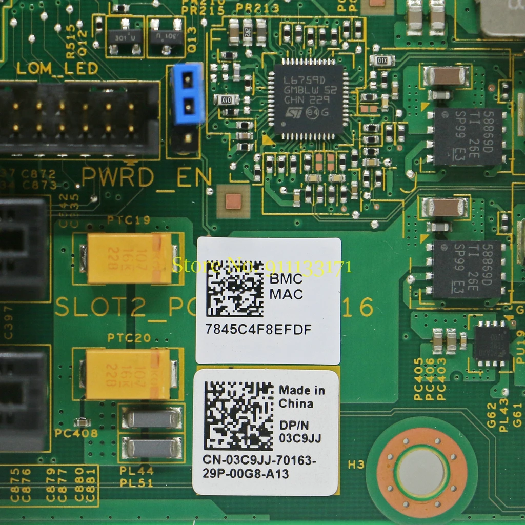 Материнская плата для сервера Dell PowerEdge C6220 модель 3C9JJ CN-03C9JJ Intel C602 LGA2011 DDR3
