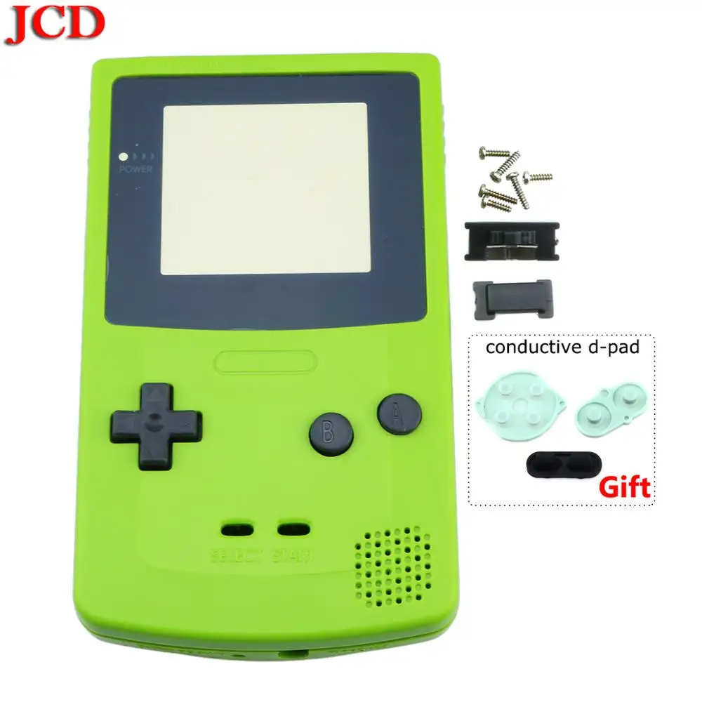 JCD Новинка для GBC полный корпус корпуса чехол Nintendo Ремонт Gameboy цветная часть