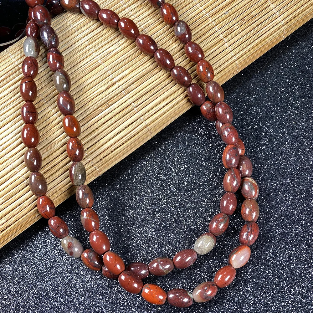 Бусины из агата кварца для изготовления ювелирных изделий 6 Х9 мм натуральный