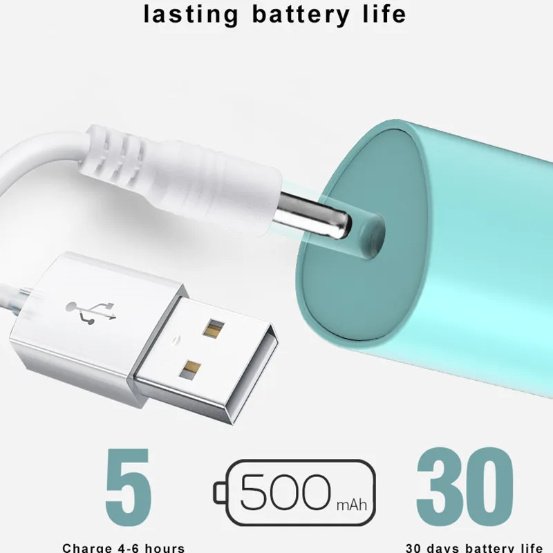 2 комплекта звуковая перезаряжаемая электрическая зубная щетка с 8 сменными