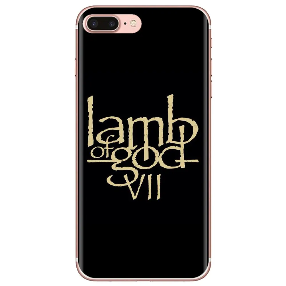 Чехол для телефона из силикона с изображением ягненка Бога тяжелых металлов рок