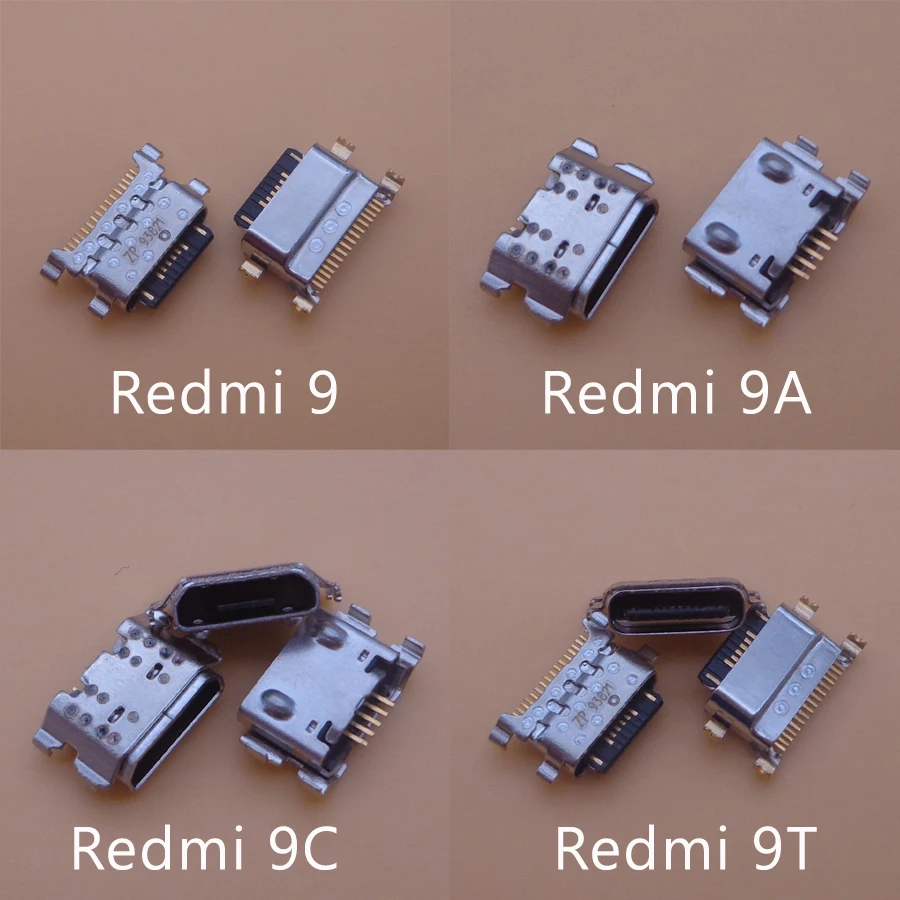 10 шт. зарядное устройство Type C Micro Mini USB зарядный порт док разъем для Xiaomi Redmi 9 9A 9C