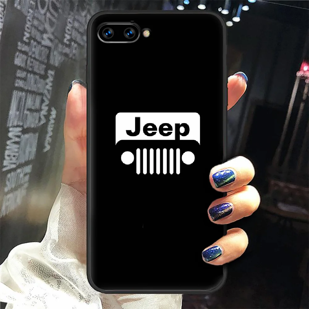 

American jeep Car logo Phone Case Cover Hull For HUAWEI honor 8 8c 8a 8x 9 9a 9x V10 MATE 10 20 I lite pro black waterproof