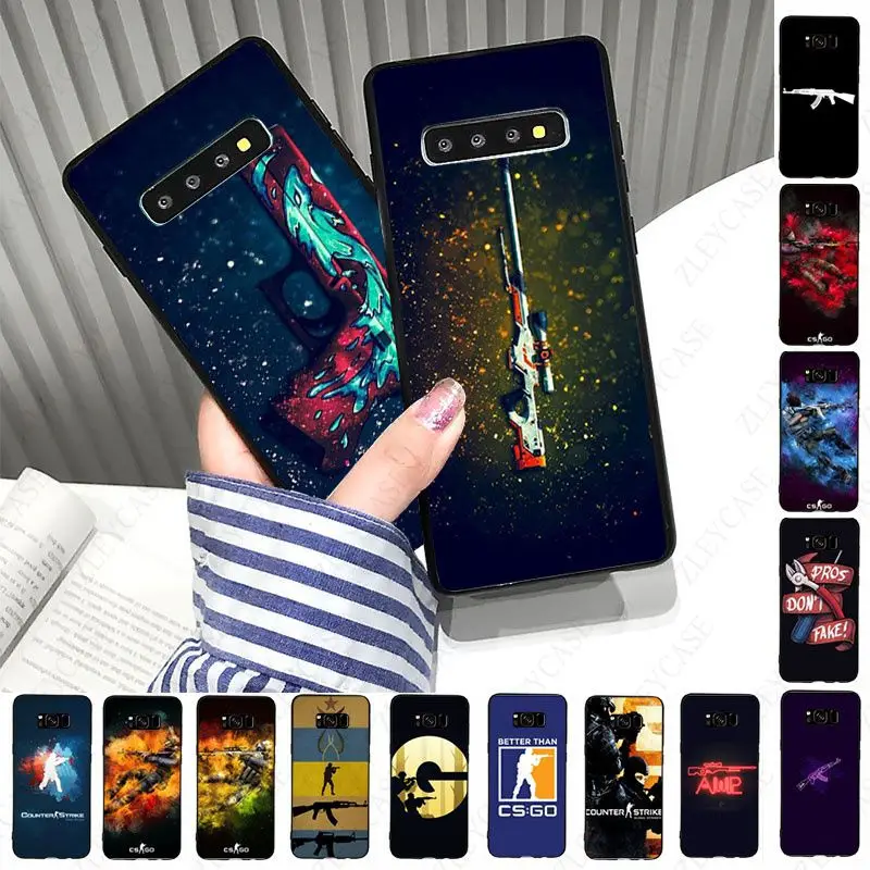 Чехол CSGO cs go strike gun для телефона samsung galaxy s10 s20fe s9 s30 s20ultra s21plus note8 note9 note10plus note20 ultra