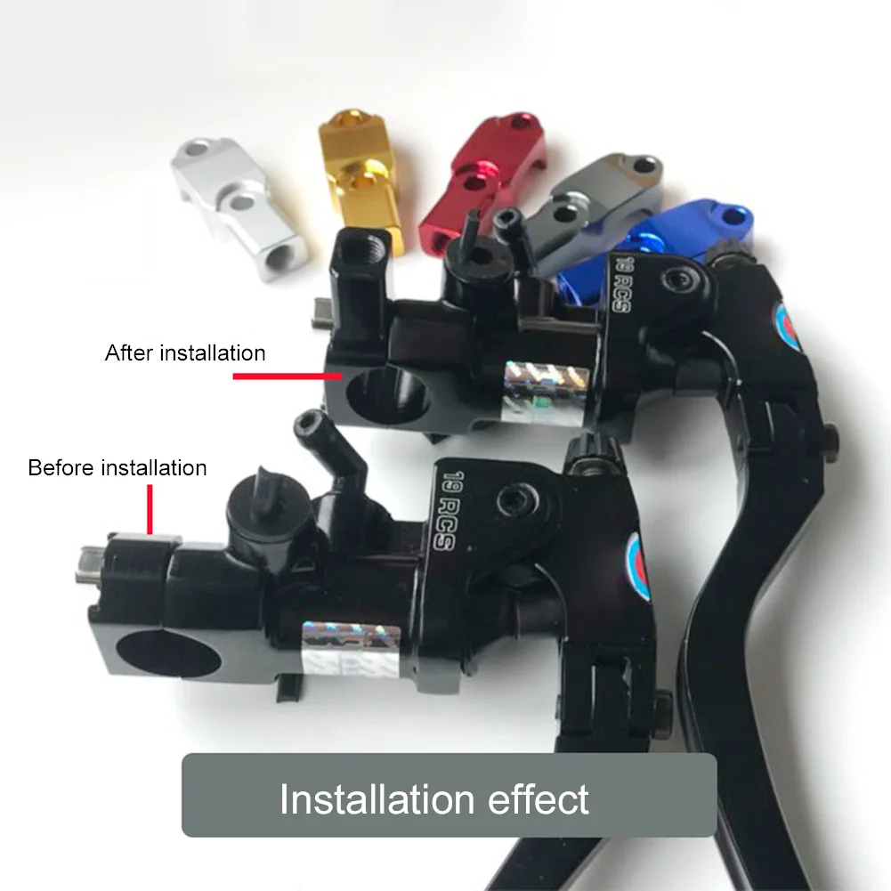 Универсальный 22 мм руль мотоцикла главный тормозной цилиндр зеркальные зажимы M10